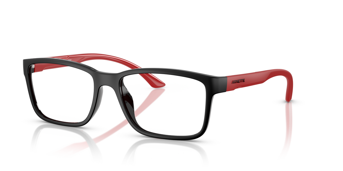 Arnette AN7276U Derail Eyeglasses Frame in 2758 Black Matte/Shiny