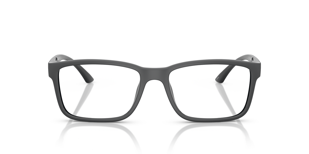 Arnette AN7276U Derail Eyeglasses Frame in 2841 Dark Grey Matte/Shiny, front view