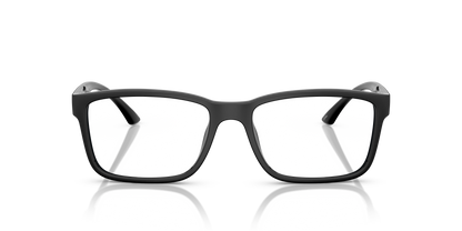 Arnette AN7276U Derail Eyeglasses Frame in 2900 Black Matte/Shiny, front view