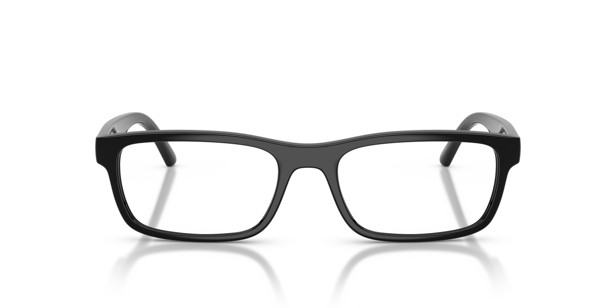 Arnette AN7279U Crosswalk Eyeglasses Frame in 2900 Recycled Black, front view
