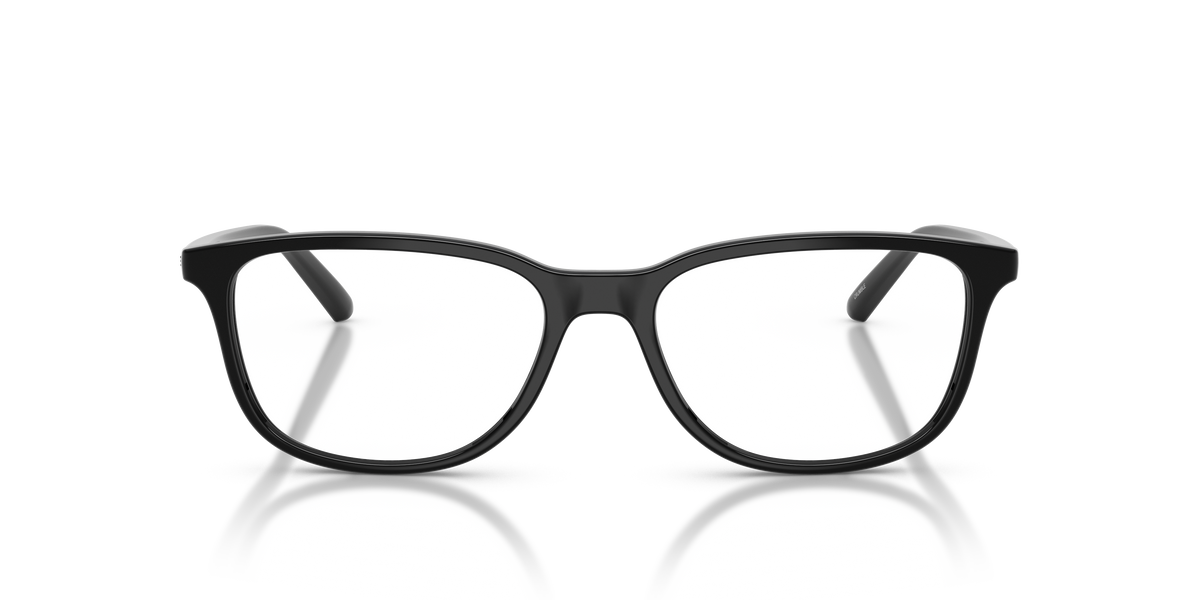 Arnette AN7281 Crumble Eyeglasses Frame in 2900 Recycled Black, front view