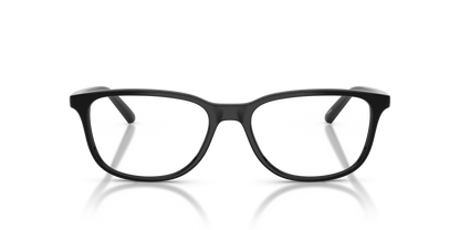 Arnette AN7281 Crumble Eyeglasses Frame in 2900 Recycled Black, front view