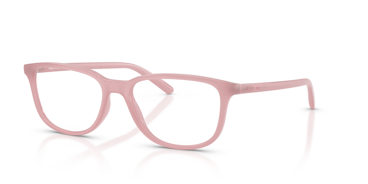 Arnette AN7281 Crumble Eyeglasses Frame in 3000 Opaline Blush Pink