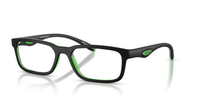 Arnette AN7283 Raysin Eyeglasses Frame in 3004 Black/Green