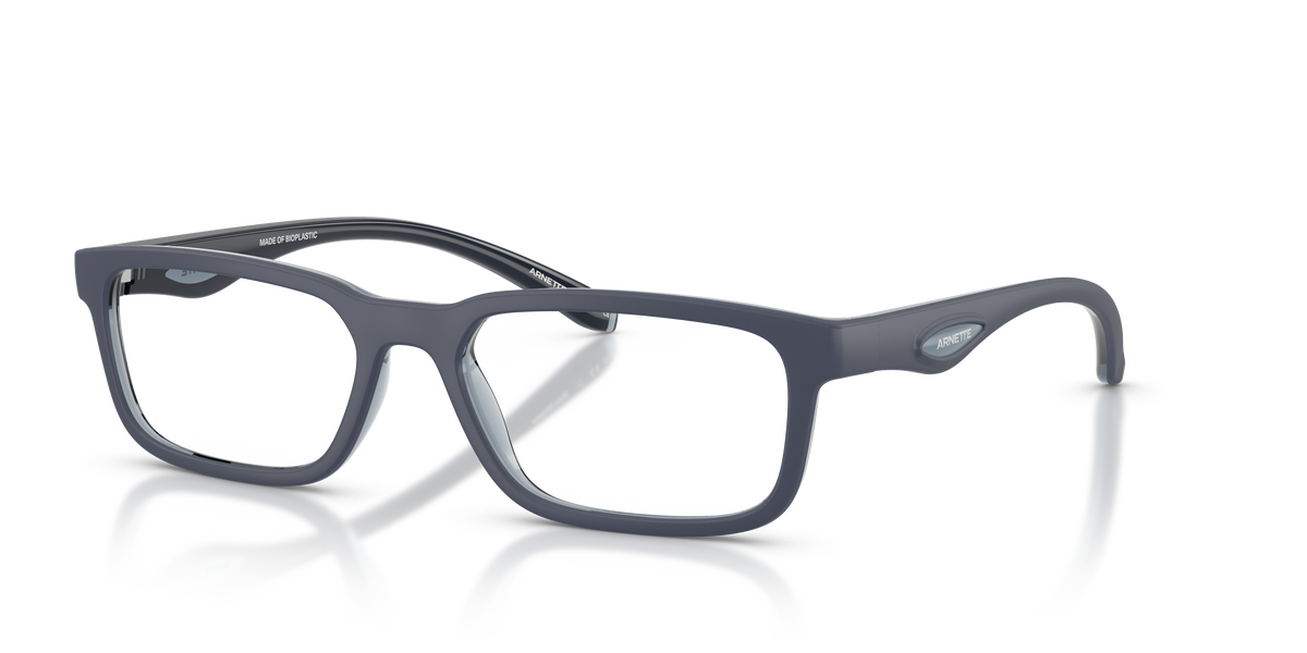 Arnette AN7283 Raysin Eyeglasses Frame in 3007 Navy/Transparent Blue
