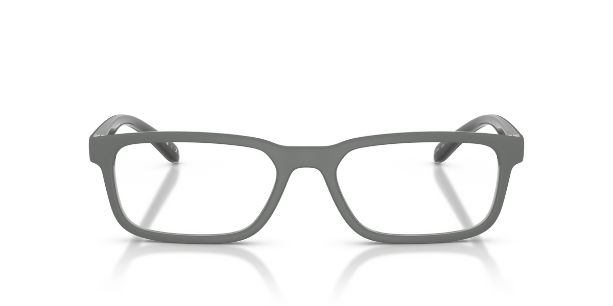 Arnette AN7283 Raysin Eyeglasses Frame in 3009 Grey/Transparent Grey, front view