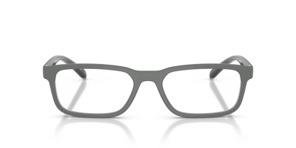 Arnette AN7283 Raysin Eyeglasses Frame in 3009 Grey/Transparent Grey, front view