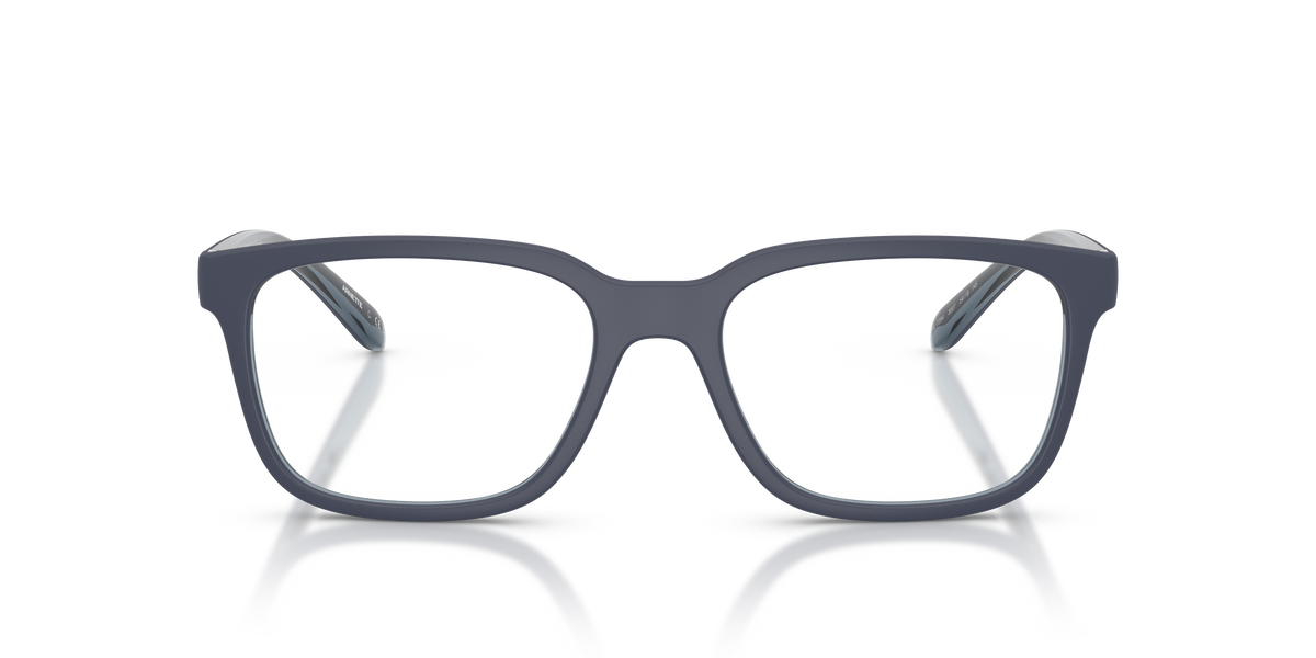 Arnette AN7284 Steek Eyeglasses Frame in 3007 Navy/Transparent Blue, front view
