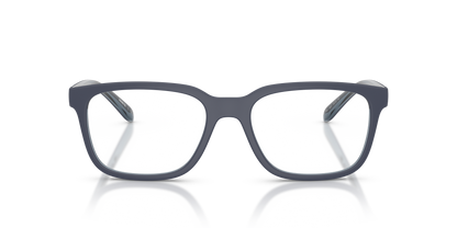 Arnette AN7284 Steek Eyeglasses Frame in 3007 Navy/Transparent Blue, front view