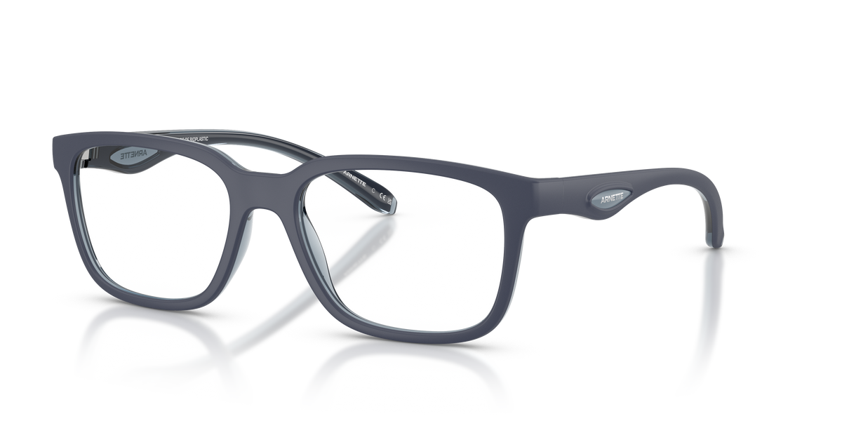Arnette AN7284 Steek Eyeglasses Frame in 3007 Navy/Transparent Blue