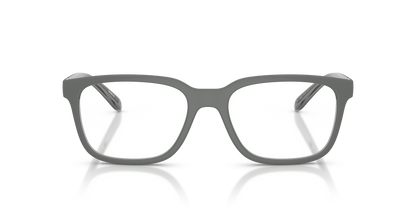 Arnette AN7284 Steek Eyeglasses Frame in 3009 Grey/Transparent Grey, front view