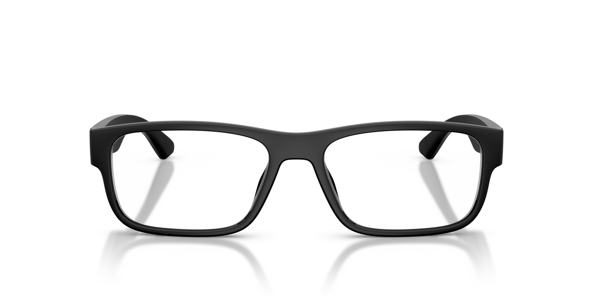 Arnette AN7286U Eyeglasses Frame in 2900 Matte Recycled Black, front view