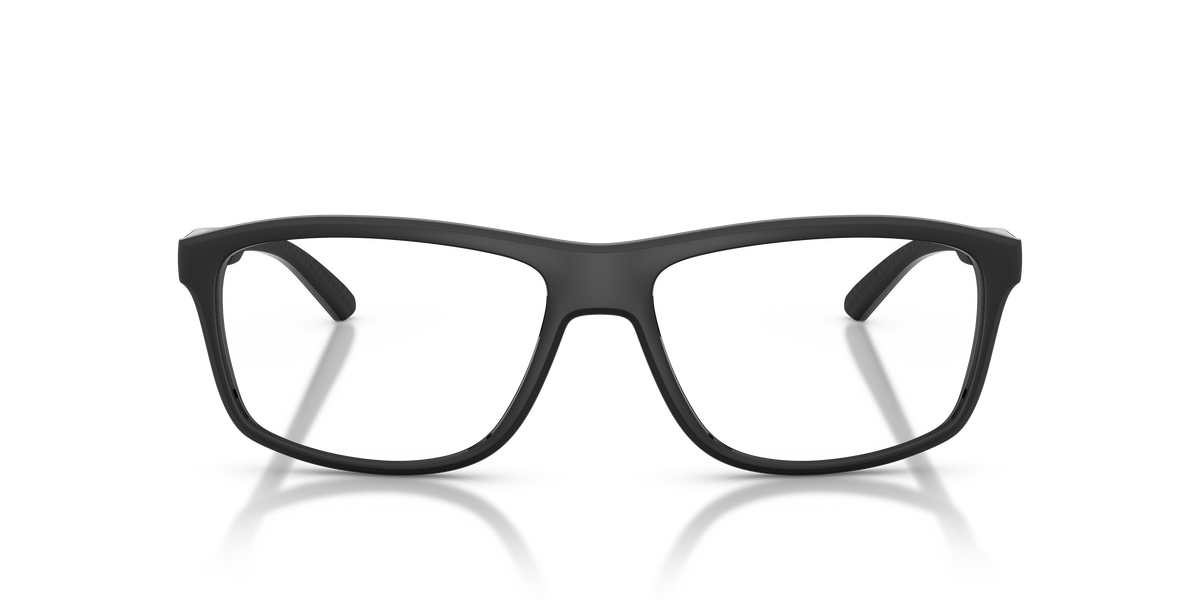 Arnette AN7291 Eyeglasses Frame in 2900 Matte Recycled Black, front view