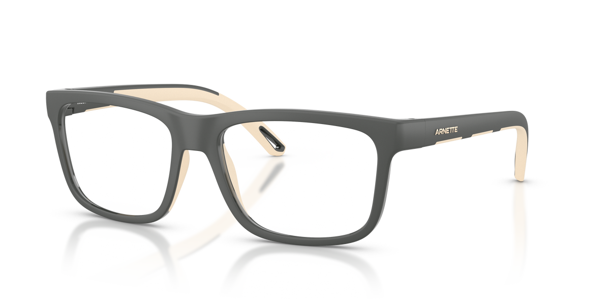 Arnette AN7297 Eyeglasses Frame in 3051 Matte Grey/Beige