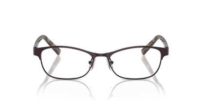 Armani Exchange AX1010 Eyeglasses Frame in 6001 Matte Brown, front view