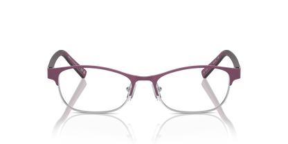 Armani Exchange AX1010 Eyeglasses Frame in 6050 Red & Shiny Pale Gold, front view