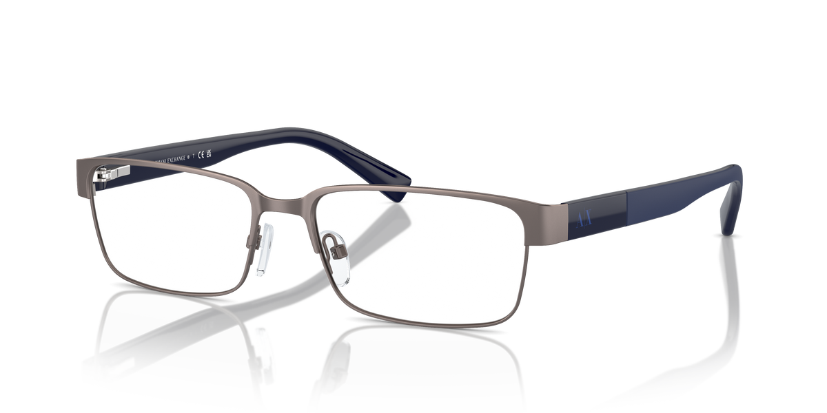 Armani Exchange AX1017 Eyeglasses Frame in 6084 Matte Gunmetal