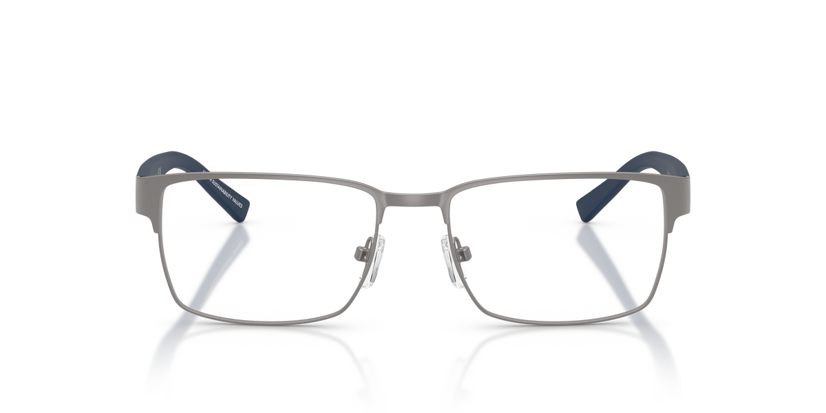 Armani Exchange AX1019 Eyeglasses Frame in 6003 Matte Gunmetal, front view