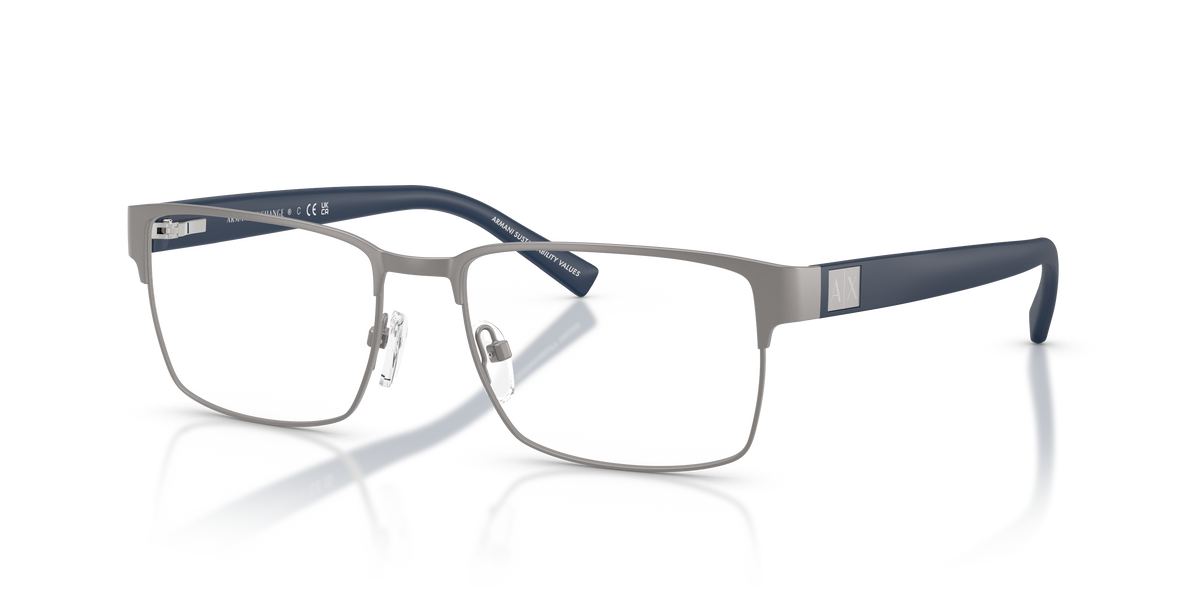 Armani Exchange AX1019 Eyeglasses Frame in 6003 Matte Gunmetal