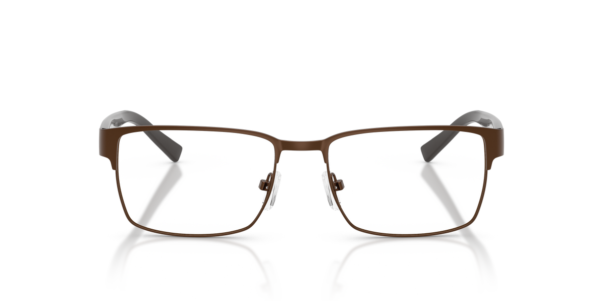 Armani Exchange AX1019 Eyeglasses Frame in 6083 Matte Brown, front view