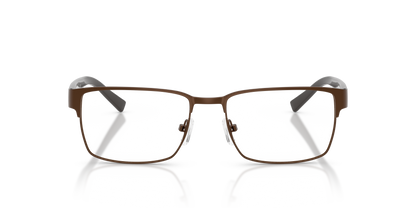 Armani Exchange AX1019 Eyeglasses Frame in 6083 Matte Brown, front view