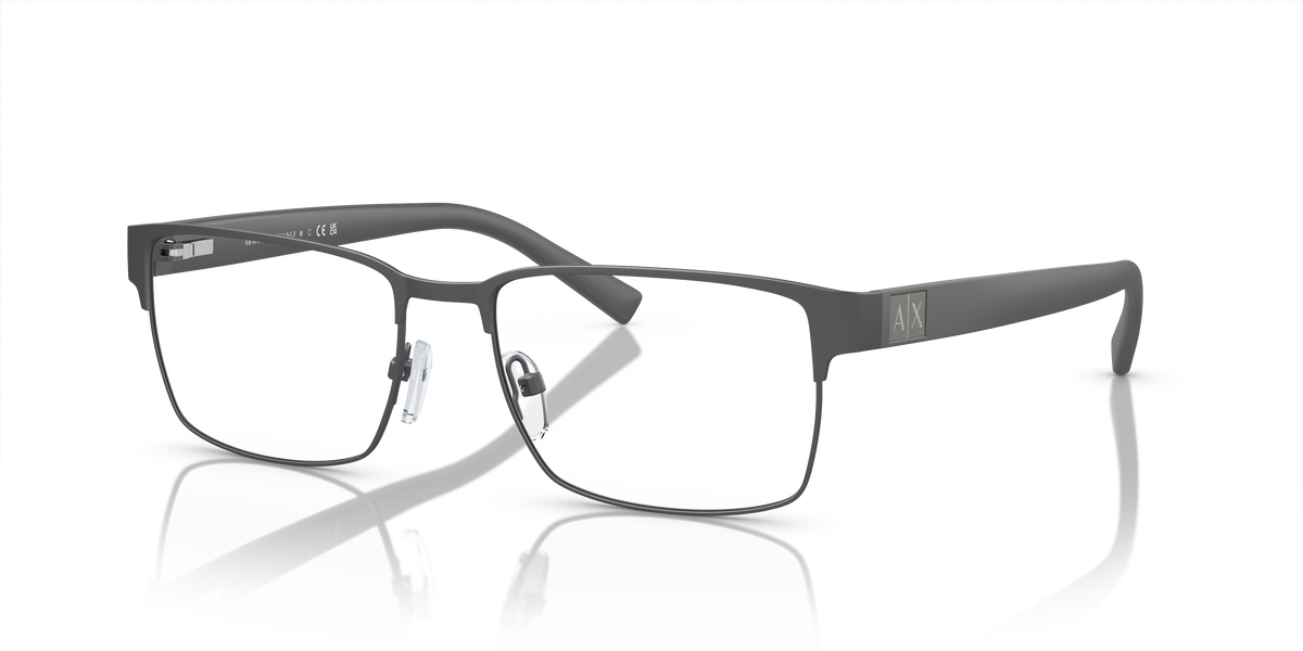 Armani Exchange AX1019 Eyeglasses Frame in 6089 Matte Gunmetal