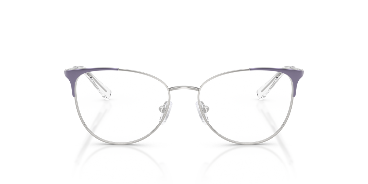 Armani Exchange AX1034 Eyeglasses Frame in 6128 Shiny Metallic Violet, front view