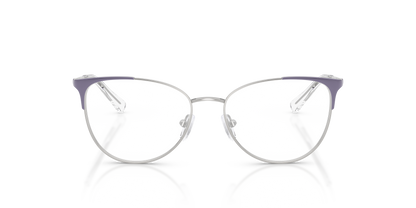Armani Exchange AX1034 Eyeglasses Frame in 6128 Shiny Metallic Violet, front view