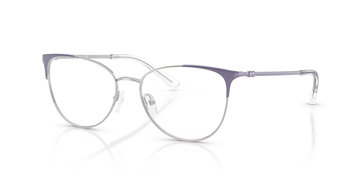 Armani Exchange AX1034 Eyeglasses Frame in 6128 Shiny Metallic Violet