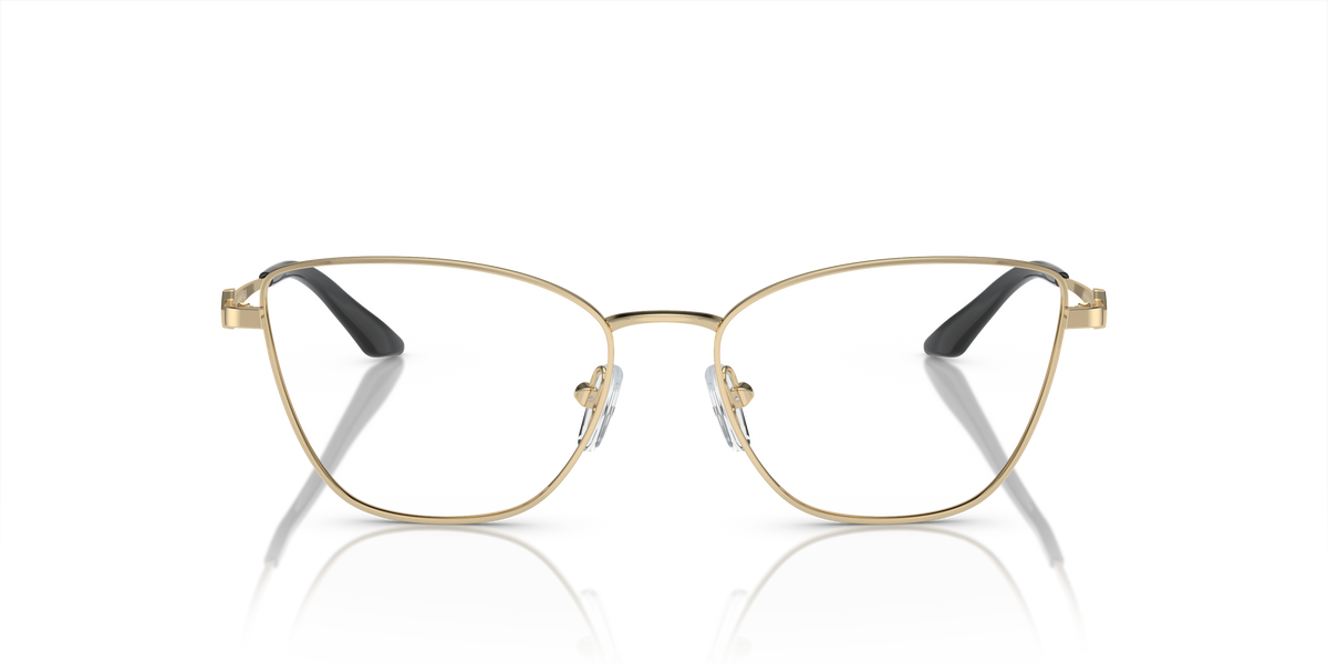 Armani Exchange AX1063 Eyeglasses Frame in 6110 Shiny Pale Gold, front view