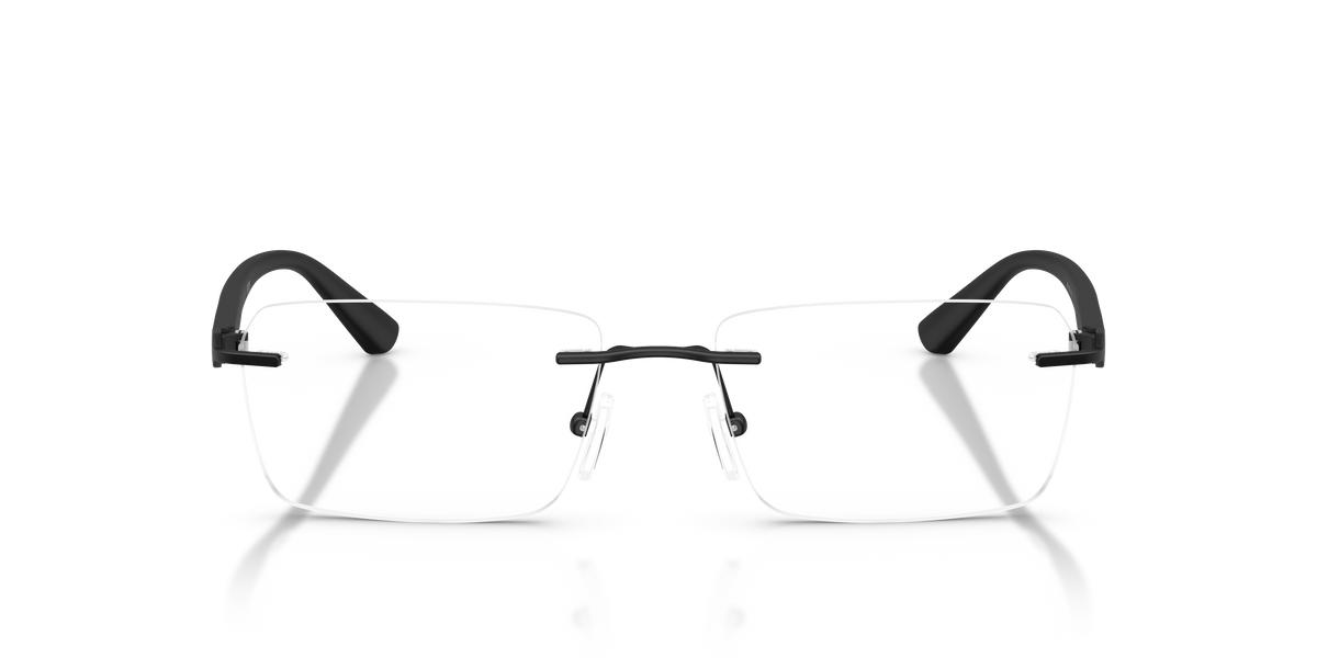 Armani Exchange AX1064 Eyeglasses Frame in 6001 Matte Black, front view