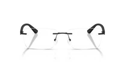 Armani Exchange AX1064 Eyeglasses Frame in 6001 Matte Black, front view