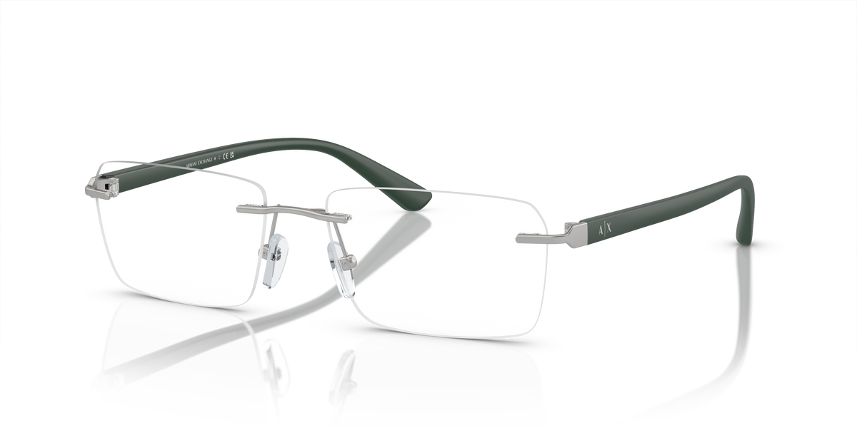 Armani Exchange AX1064 Eyeglasses Frame in 6020 Matte Silver