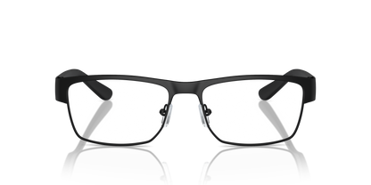 Armani Exchange AX1065 Eyeglasses Frame in 6000 Matte Black, front view
