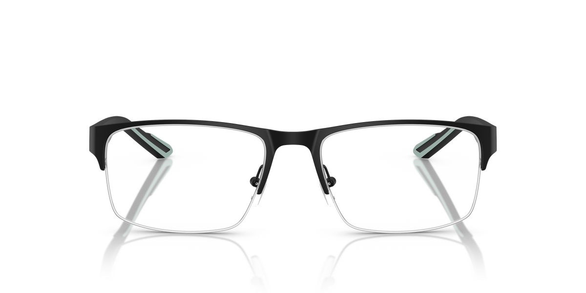 Armani Exchange AX1068 Eyeglasses Frame in 6000 Matte Black, front view