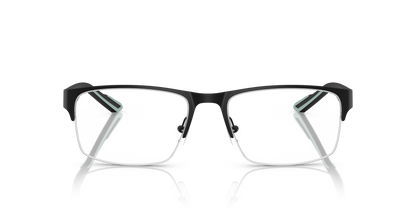 Armani Exchange AX1068 Eyeglasses Frame in 6000 Matte Black, front view