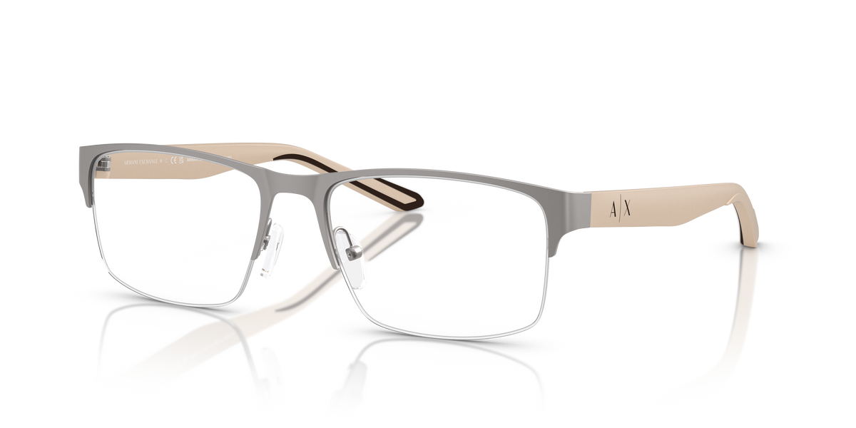 Armani Exchange AX1068 Eyeglasses Frame in 6003 Matte Gunmetal