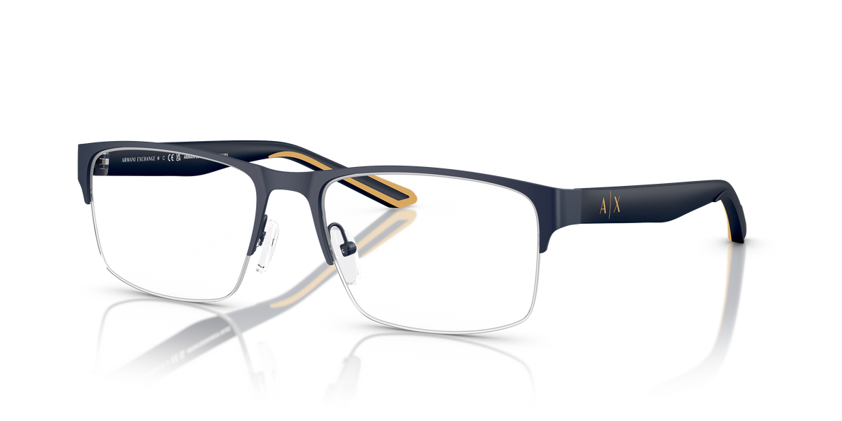 Armani Exchange AX1068 Eyeglasses Frame in 6099 Matte Blue