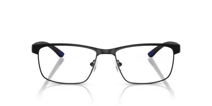 Armani Exchange AX1070 Eyeglasses Frame in 6000 Matte Black, front view