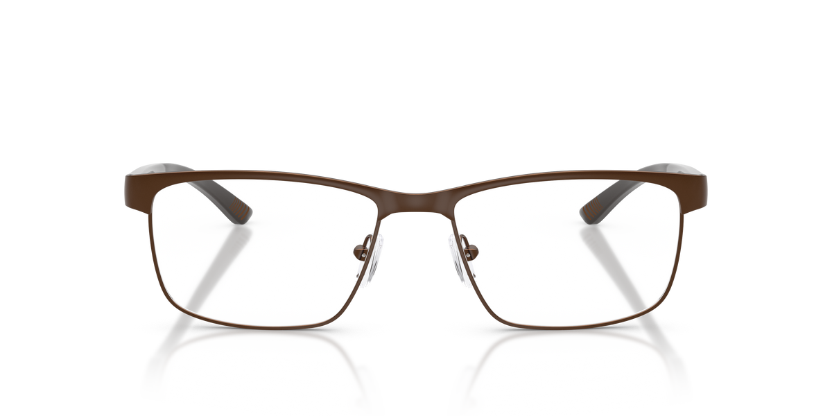 Armani Exchange AX1070 Eyeglasses Frame in 6083 Matte Brown, front view
