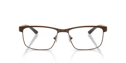 Armani Exchange AX1070 Eyeglasses Frame in 6083 Matte Brown, front view