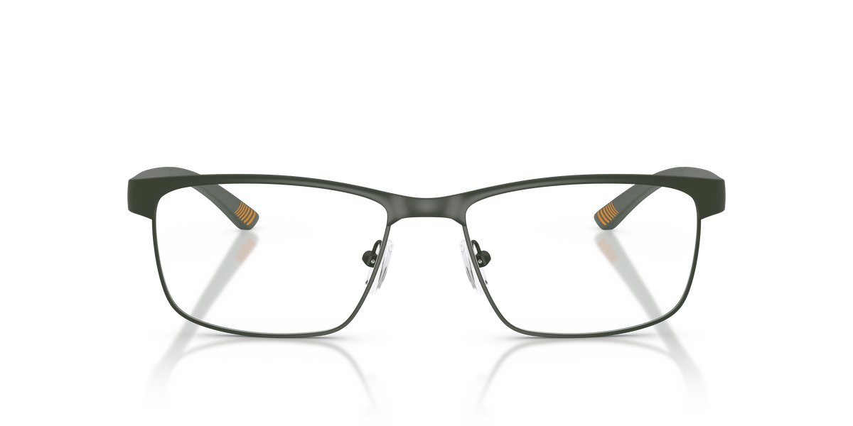 Armani Exchange AX1070 Eyeglasses Frame in 6126 Matte Dark Green, front view