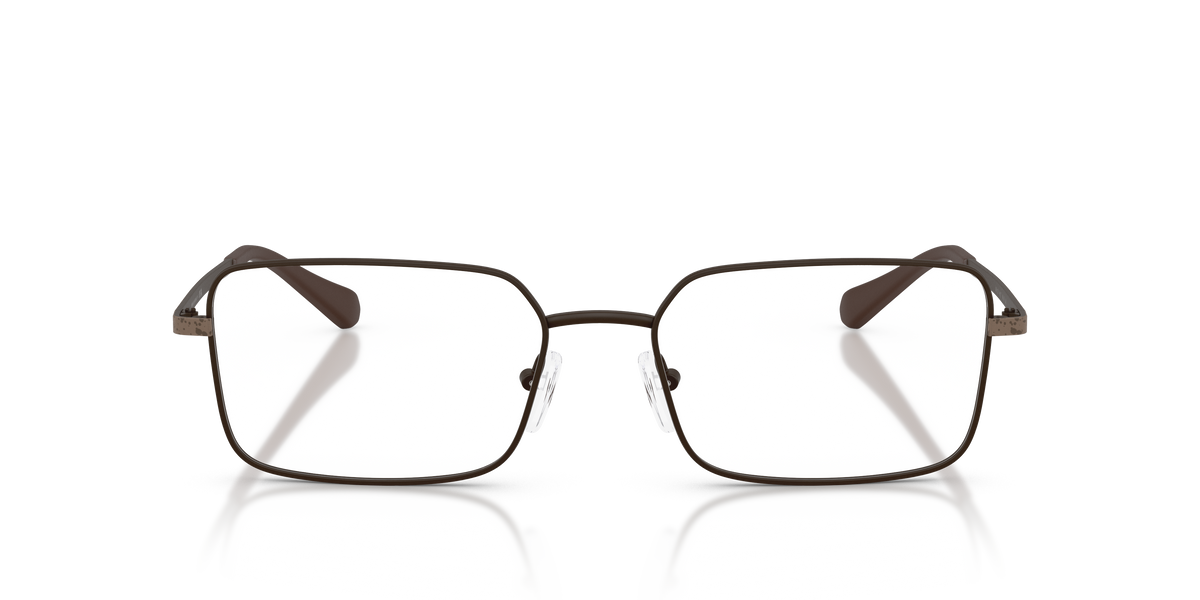 Armani Exchange AX1071 Eyeglasses Frame in 6127 Matte Dark Brown, front view