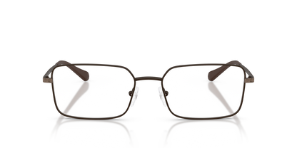 Armani Exchange AX1071 Eyeglasses Frame in 6127 Matte Dark Brown, front view