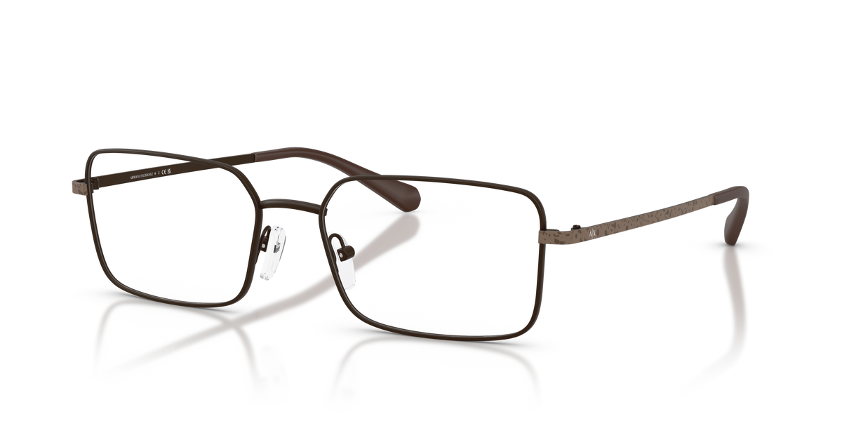 Armani Exchange AX1071 Eyeglasses Frame in 6127 Matte Dark Brown