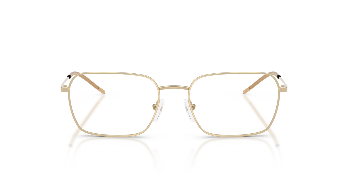 Armani Exchange AX1072 Eyeglasses Frame in 6110 Shiny Pale Gold, front view