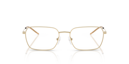 Armani Exchange AX1072 Eyeglasses Frame in 6110 Shiny Pale Gold, front view