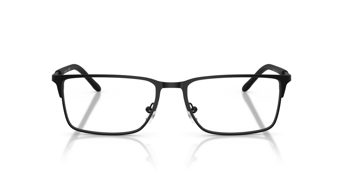 Armani Exchange AX1073 Eyeglasses Frame in 6000 Matte Black, front view