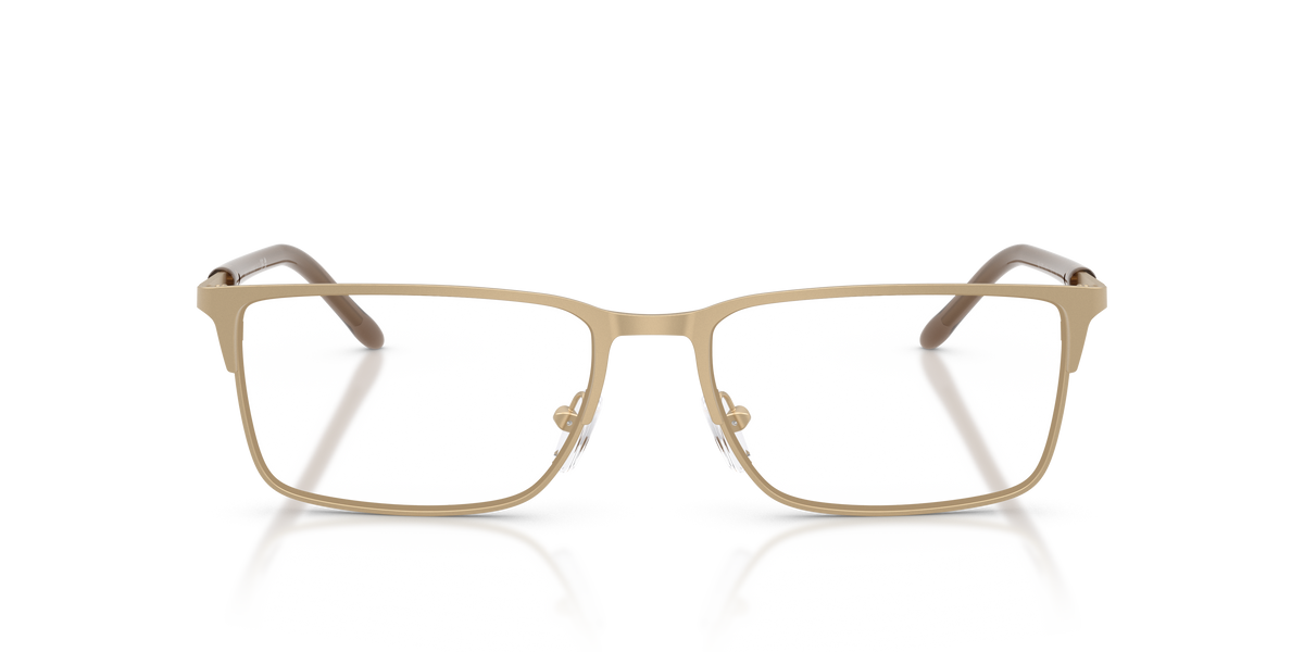 Armani Exchange AX1073 Eyeglasses Frame in 6121 Matte Pale Gold, front view
