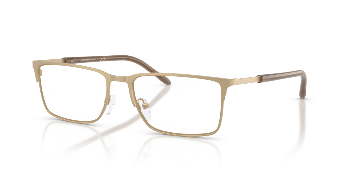 Armani Exchange AX1073 Eyeglasses Frame in 6121 Matte Pale Gold